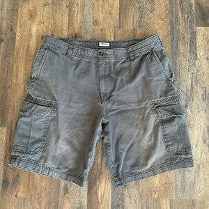 Grey Izod Cargo Shorts